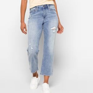 Flag & Anthem - Aggie High Rise Straight Crop Jean